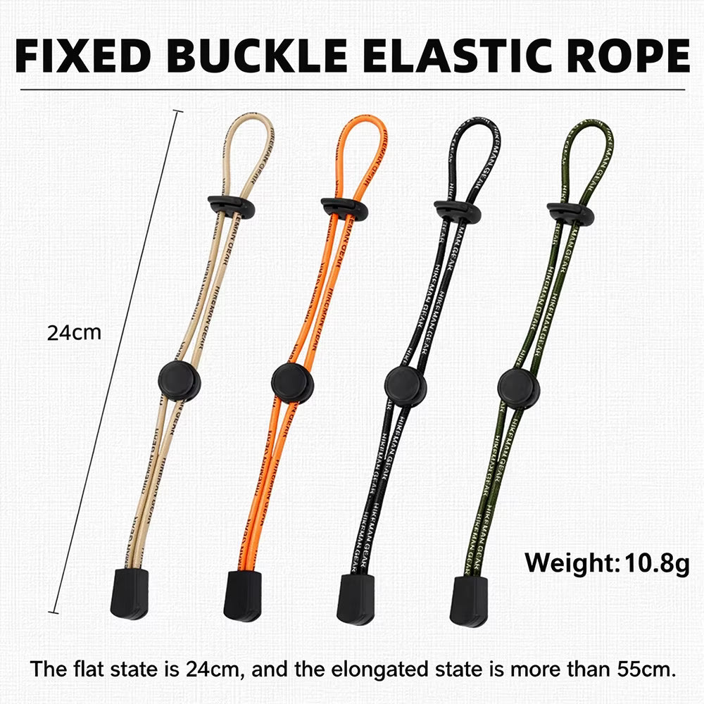 Bungee Cord Adjustable Length Quick-Release Buckle