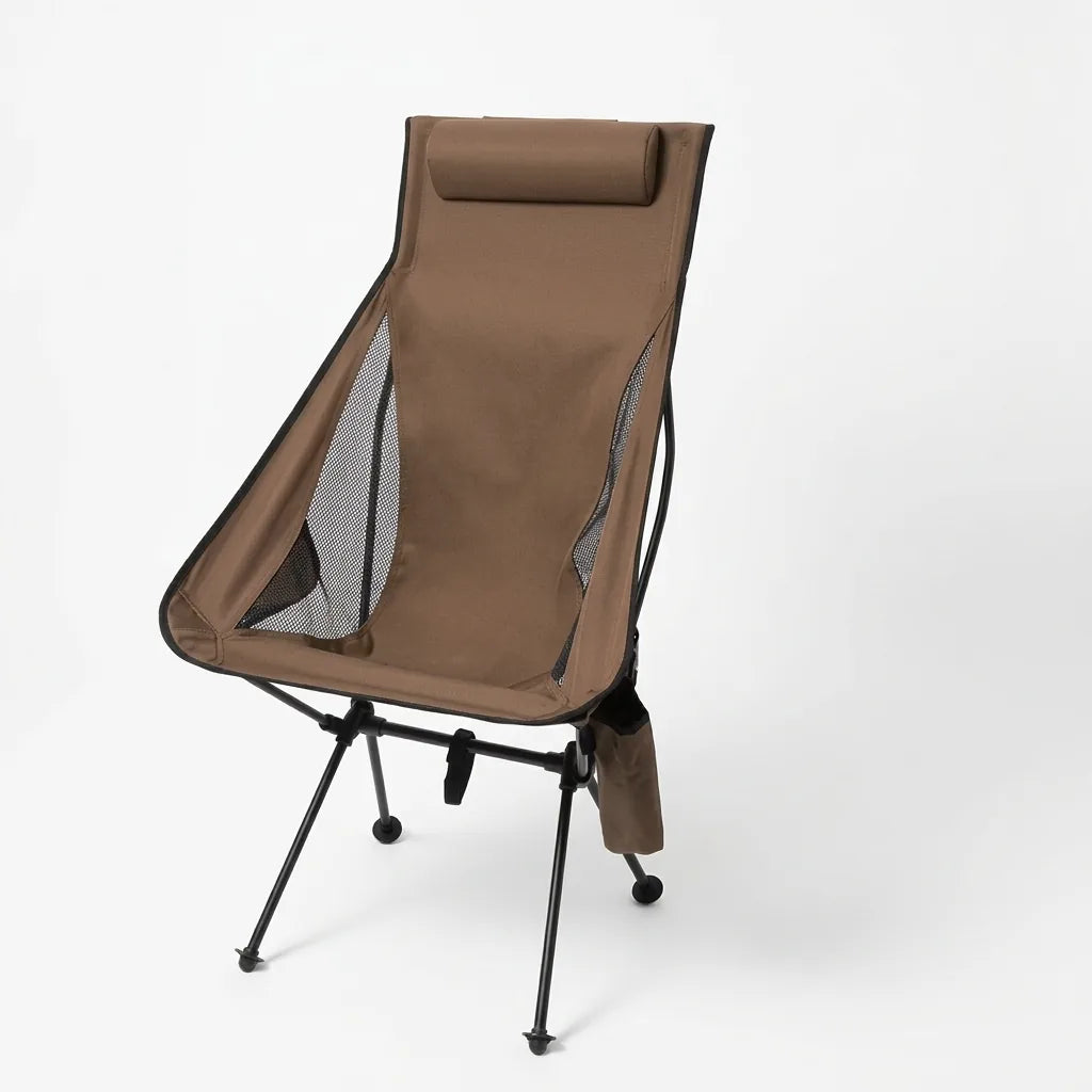 Camping Chair Lightweight Aluminum Foldable Headrest