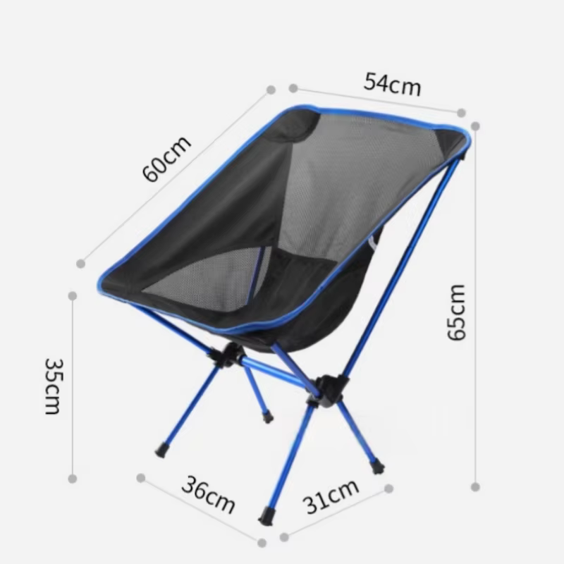 Camping Chair Ultra-Light Aluminum Reinforced Nylon 350 lb