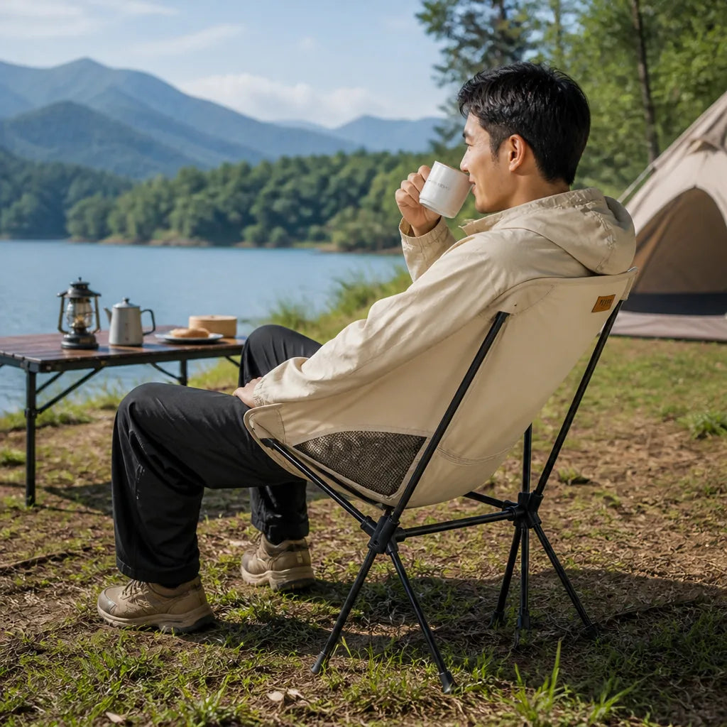 Camping Chairs Foldable & Ultralight Set of 3