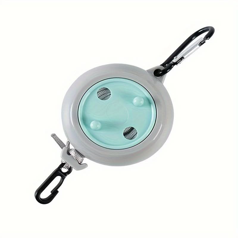 Camping Clothesline Adjustable Elastic Rope & Reinforced Clips