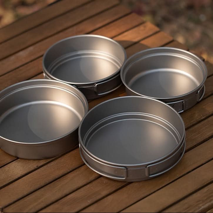 Camping Cookware Set Rustproof Stainless Steel Lightweight & Compact