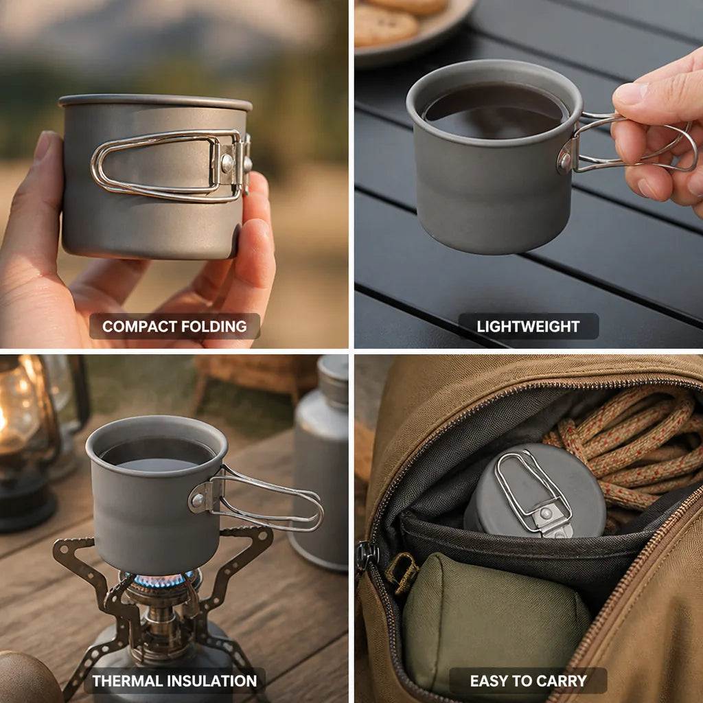Camping Cup Collapsible Insulated 200ml