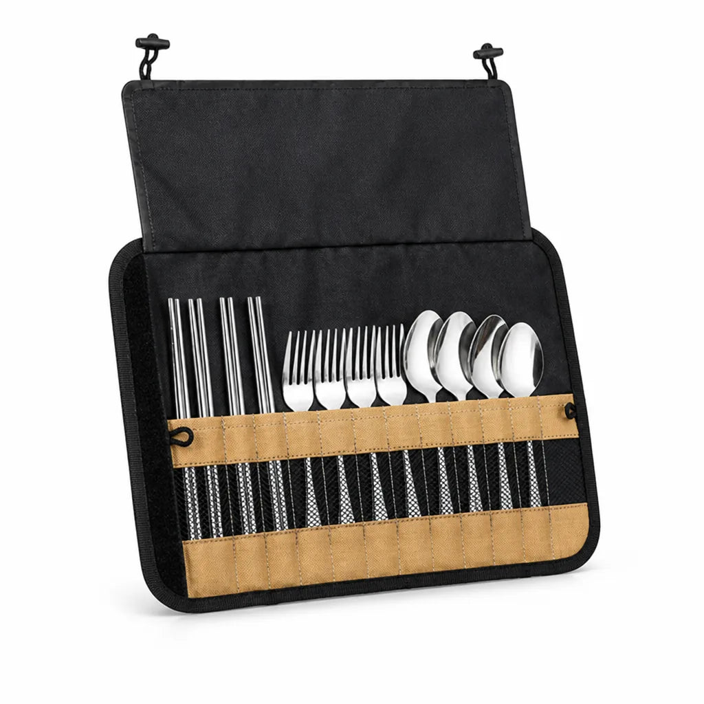 Camping Cutlery Set 304 Stainless Steel Set of 12