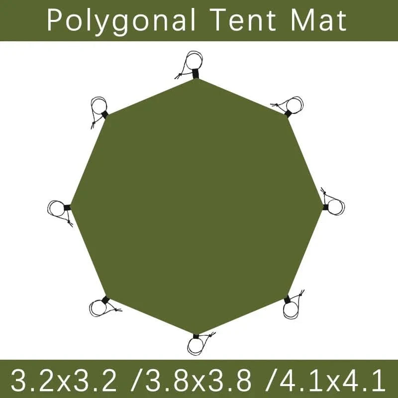 Camping Groundsheet 5000mm Waterproof 210D Oxford With Stakes