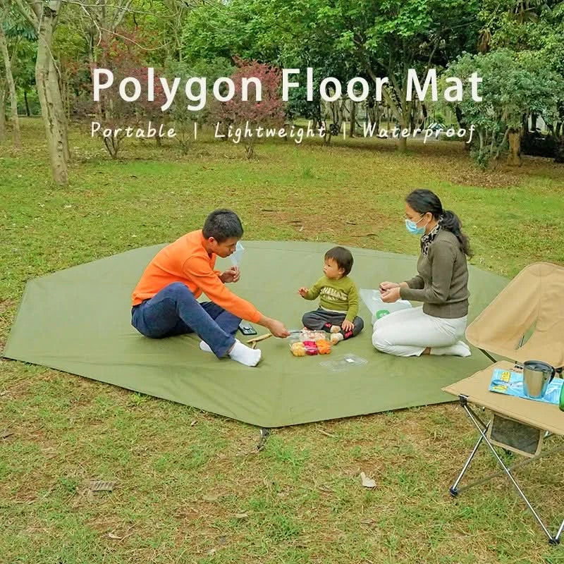 Camping Groundsheet 5000mm Waterproof 210D Oxford With Stakes