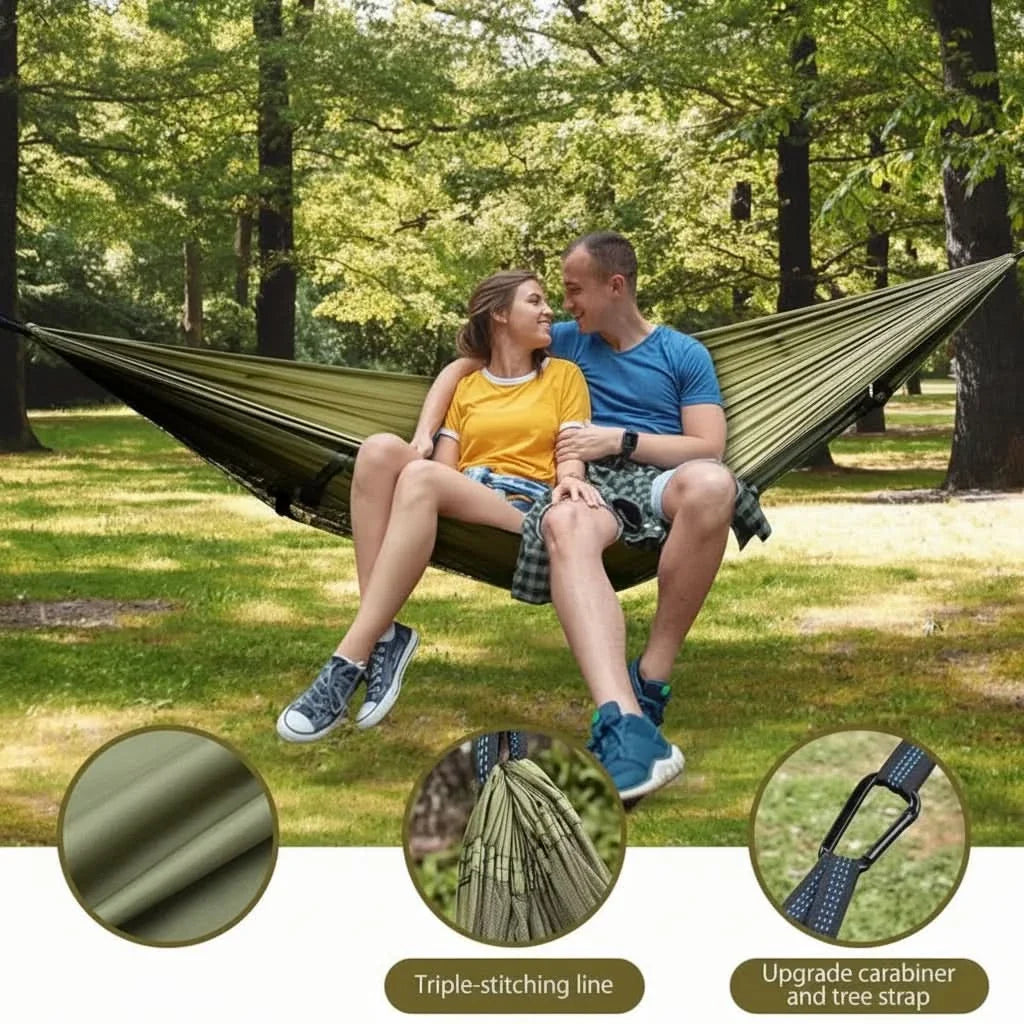 Camping Hammock Ultralight Integrated Mosquito Net 660 Lb Capacity
