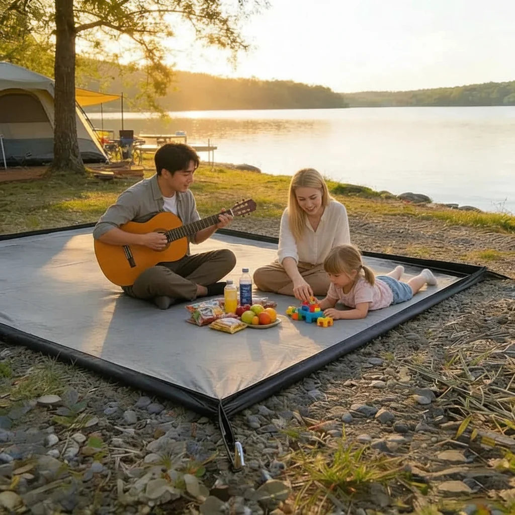 Camping Mat Foldable Waterproof Oxford Fabric With Carry Bag
