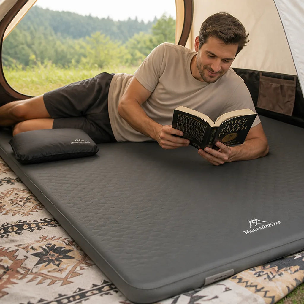 Camping Mattress Self-Inflating Foldable 10 cm Thick
