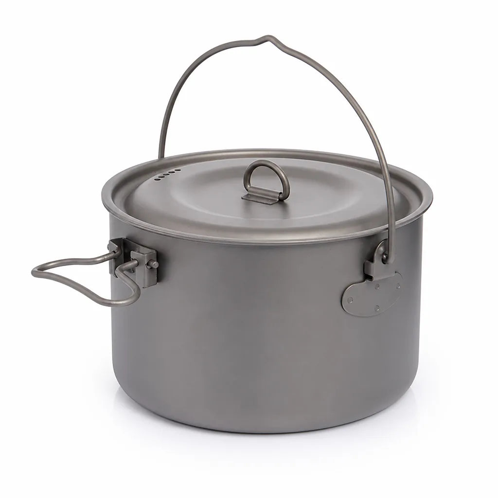 Camping Pot Titanium Lightweight 1.3L & 2.9L