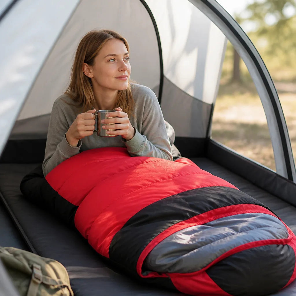 Camping Sleeping Bag Down-Filled & Waterproof