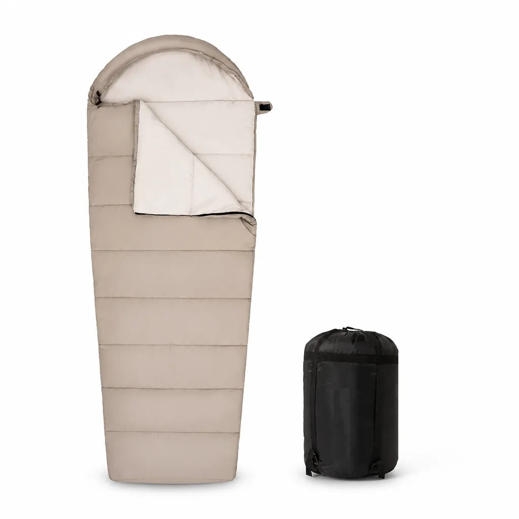 Camping Sleeping Bag Water-Repellent Lightweight & Compressible