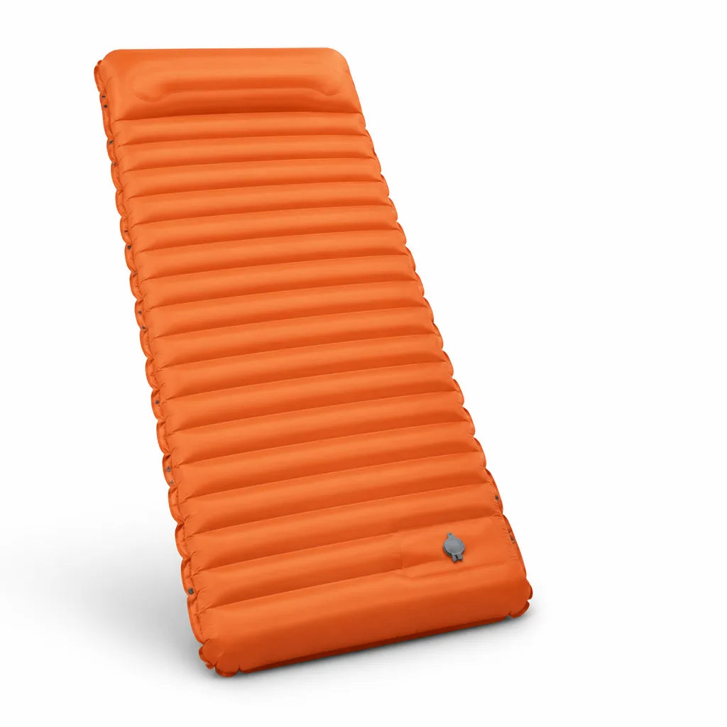 Camping Sleeping Pad 4 Inch Self-Inflating Spliceable