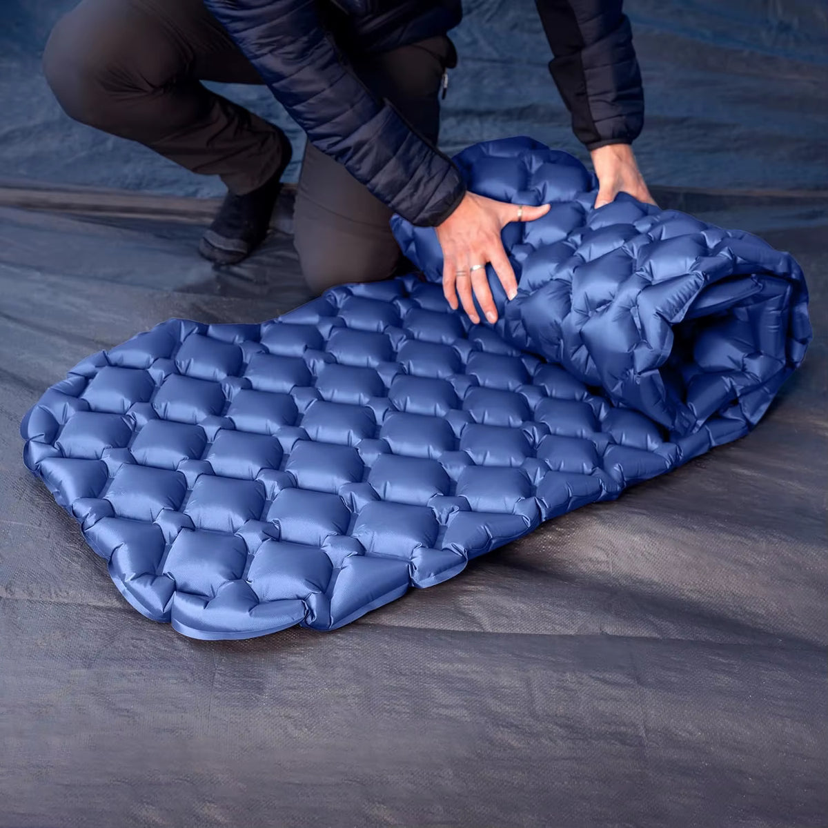 Camping Sleeping Pad Ultralight Inflatable TPU Nylon