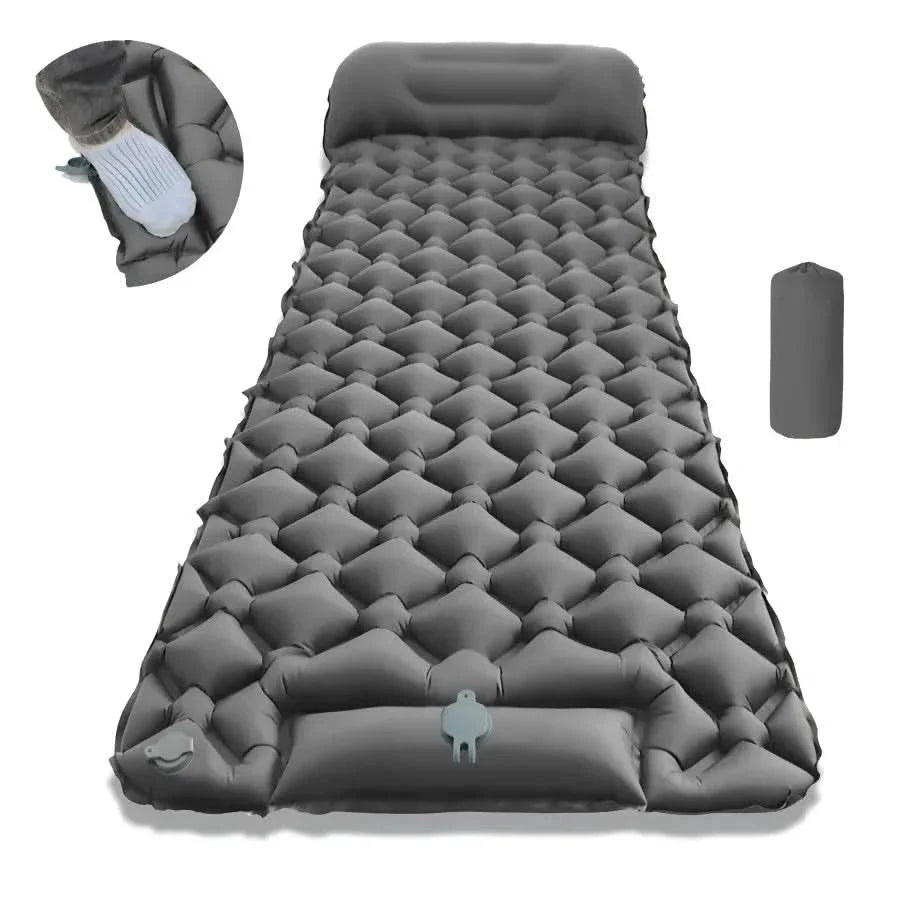 Camping Sleeping Pad Ultralight TPU Built-In Pump