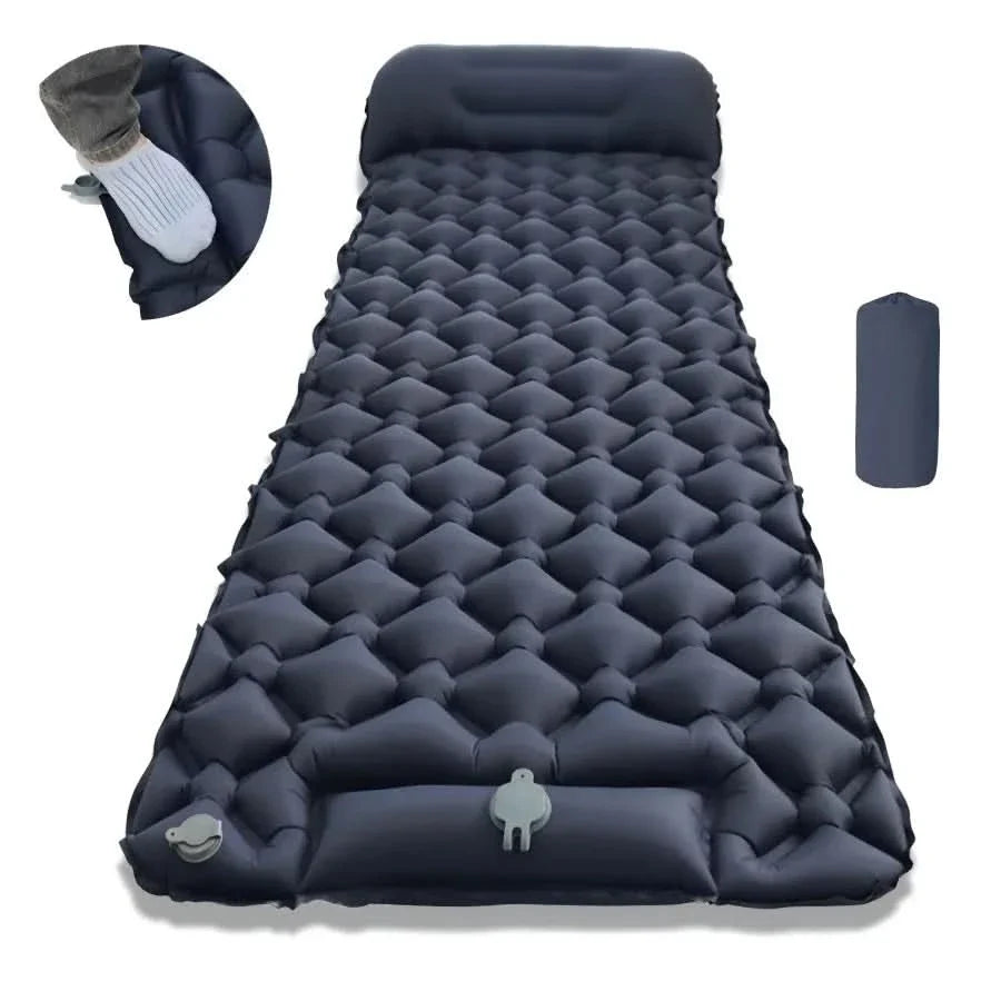 Camping Sleeping Pad Ultralight TPU Built-In Pump