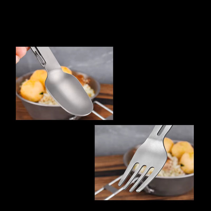 Camping Spork Foldable Titanium Lightweight