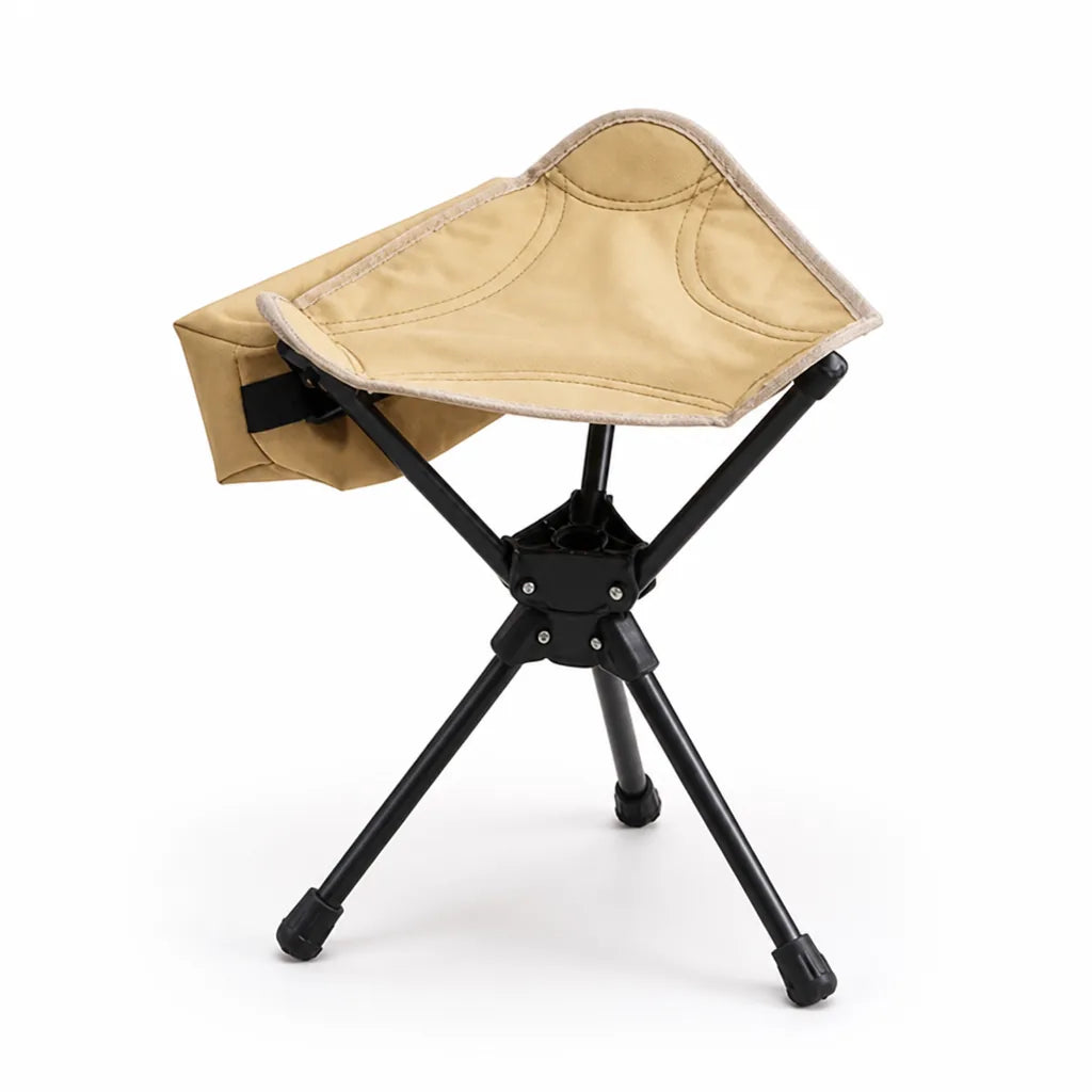 Camping Stool 360° Rotating Foldable With Carry Bag