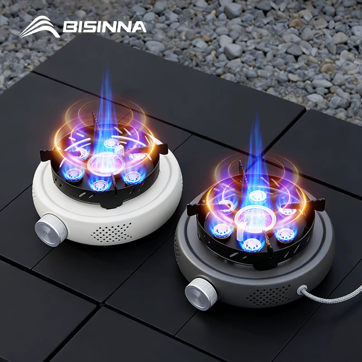 Camping Stove 12800W Windproof Split Burner With Adapter