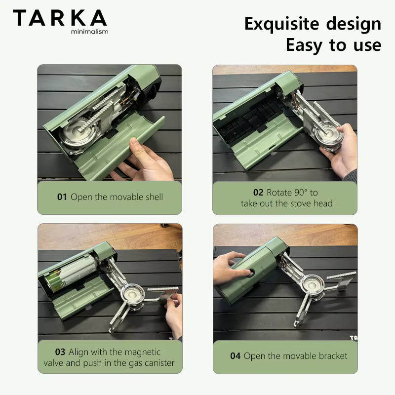 Camping Stove Foldable Stainless Steel 2600W