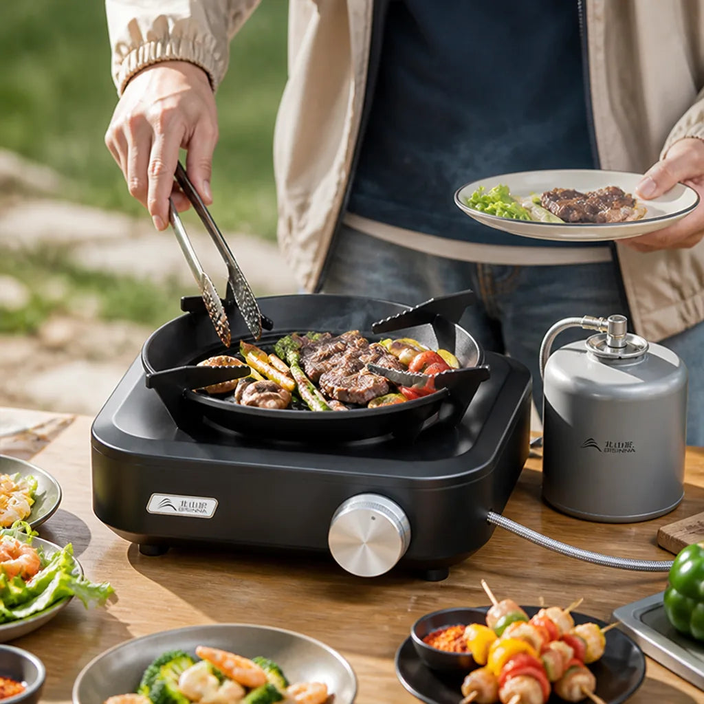 Camping Stove High Power 10000W Foldable & Windproof