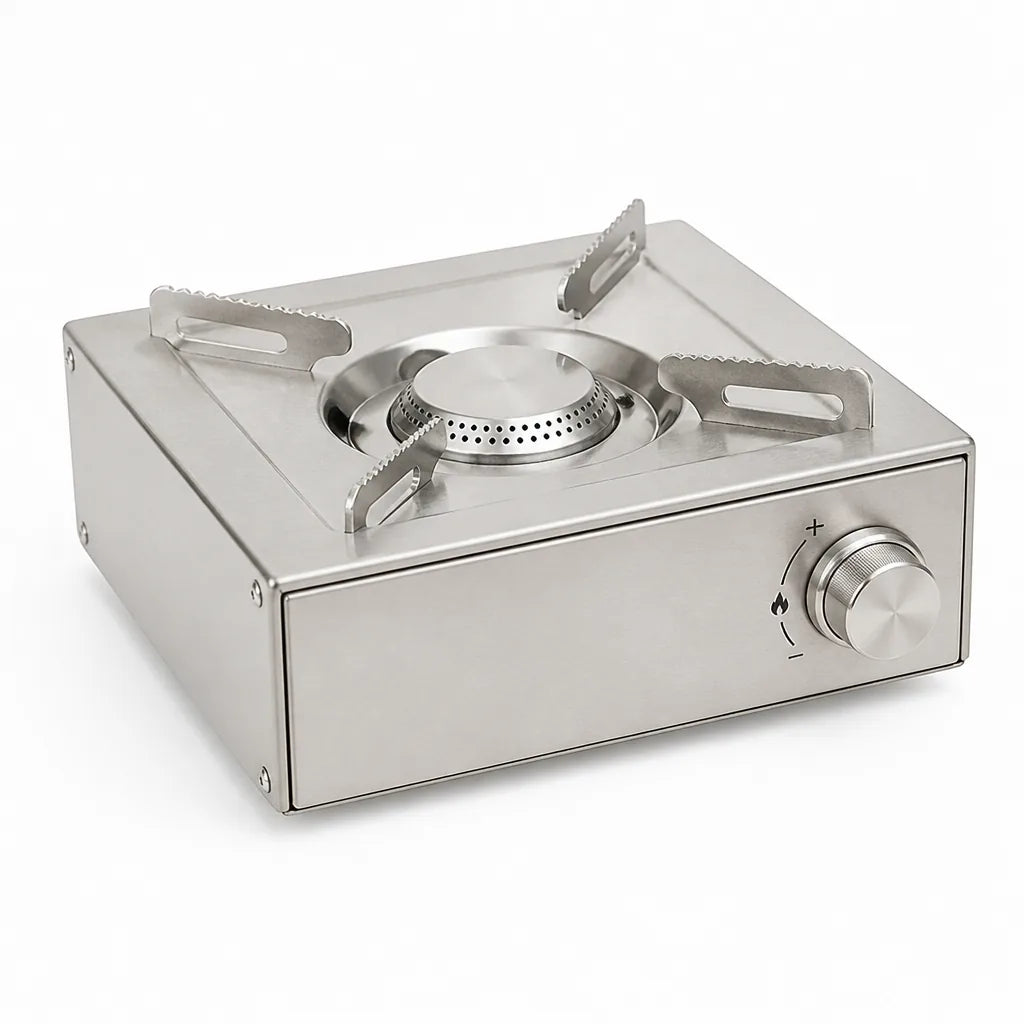 Camping Stove IGT Compatible One-Touch Ignition & Adjustable Flame