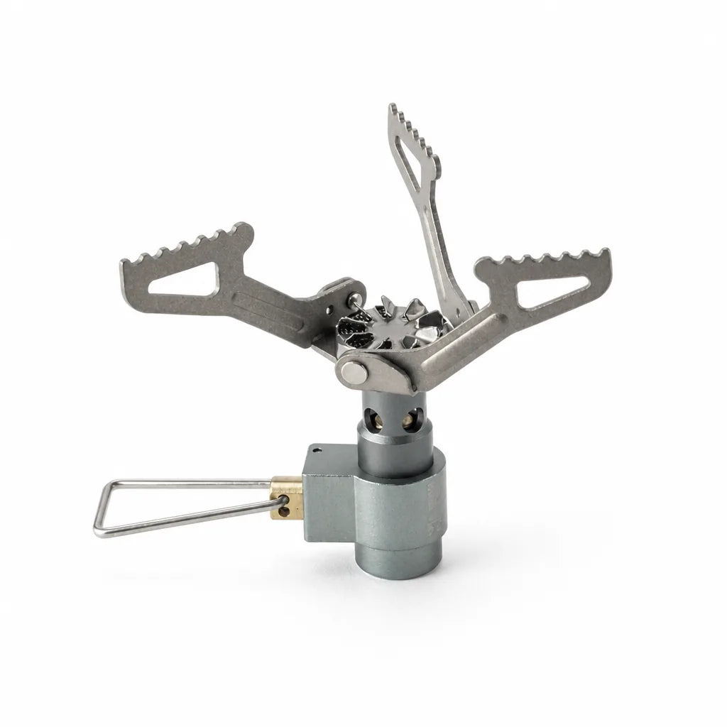 Camping Stove Titanium Foldable Lightweight 25g
