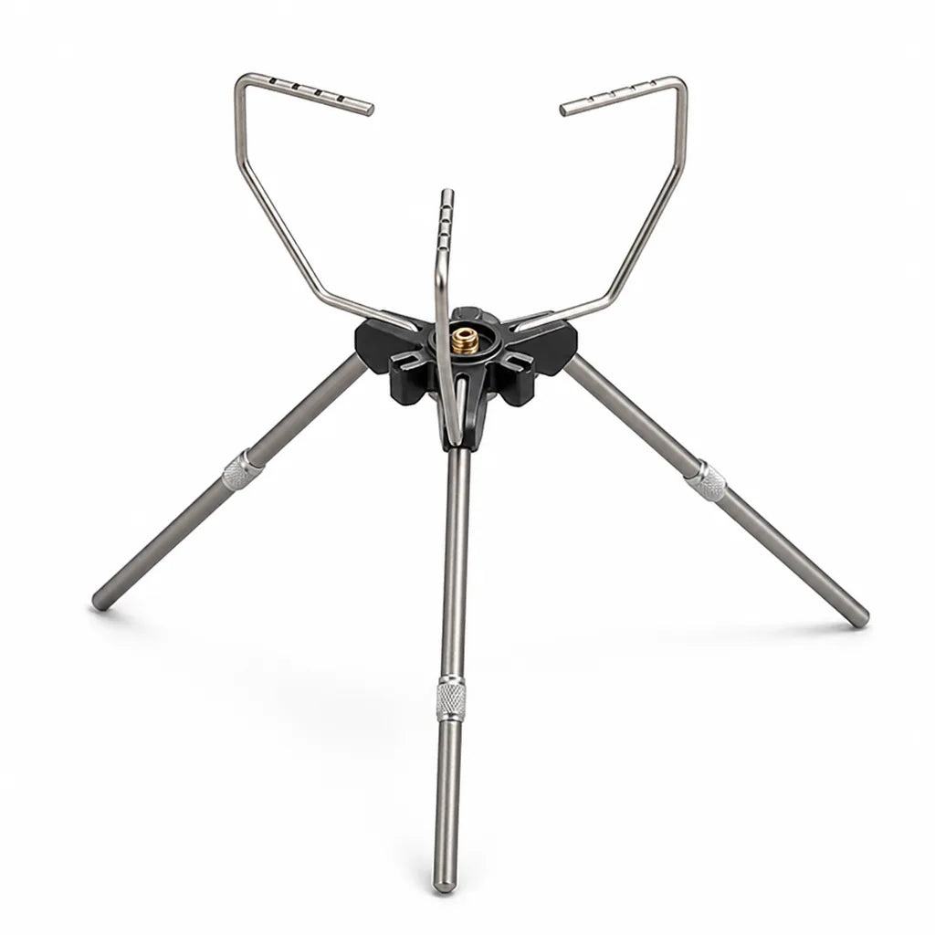 Camping Stove Tripod Foldable Aluminum Alloy 44 Lb Capacity