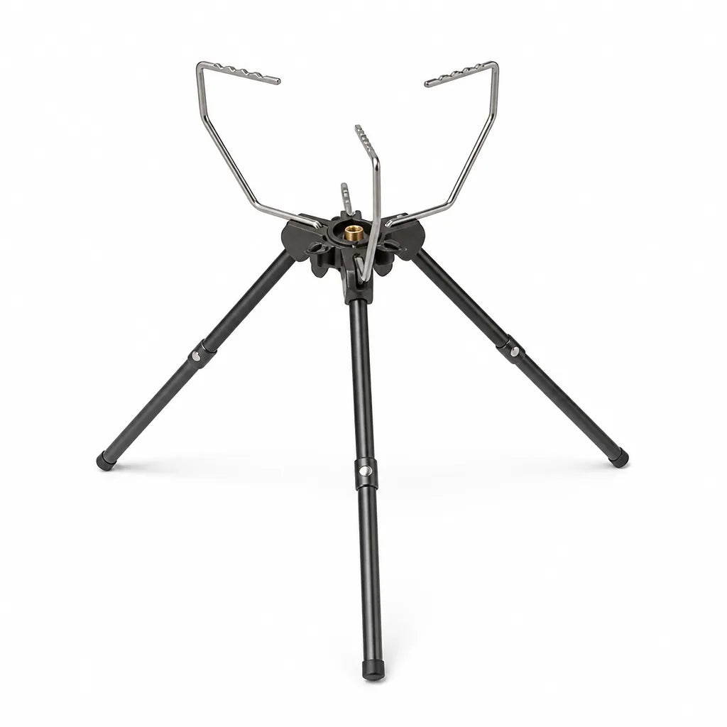 Camping Stove Tripod Foldable Aluminum Alloy 44 Lb Capacity