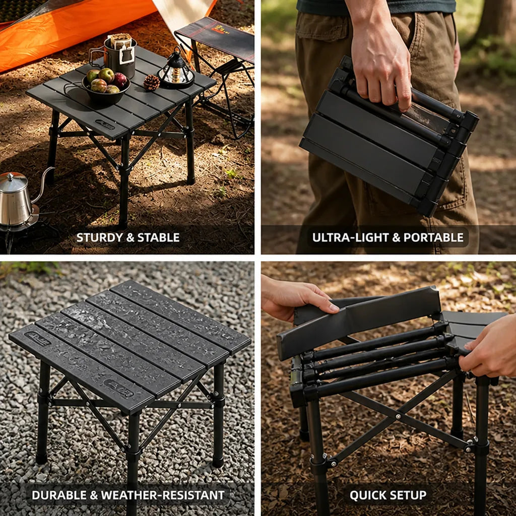 Camping Table Ultra-Light Foldable Aluminum Alloy