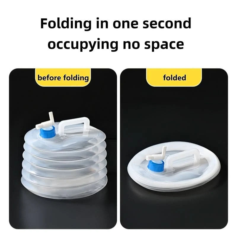 Collapsible Water Container Food-Grade Sealed Lid
