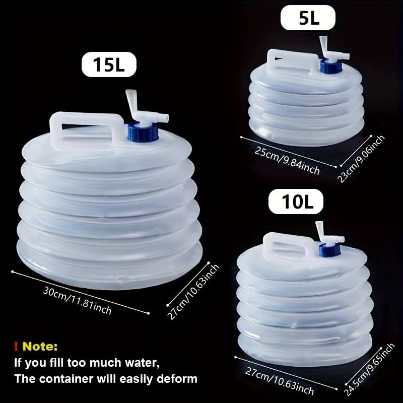 Collapsible Water Container Food-Grade Sealed Lid