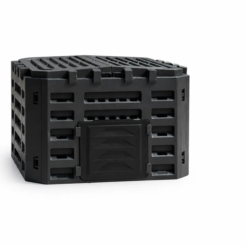 Compost Bin Large Opening Stackable Aerated