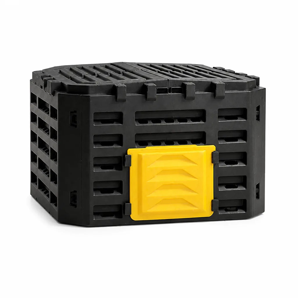 Compost Bin Large Opening Stackable Aerated
