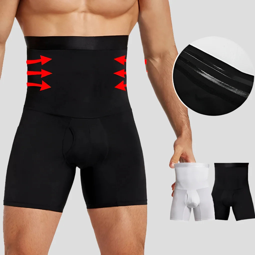 Compression Pants Thigh & Waist Support Breathable Moisture-Wicking