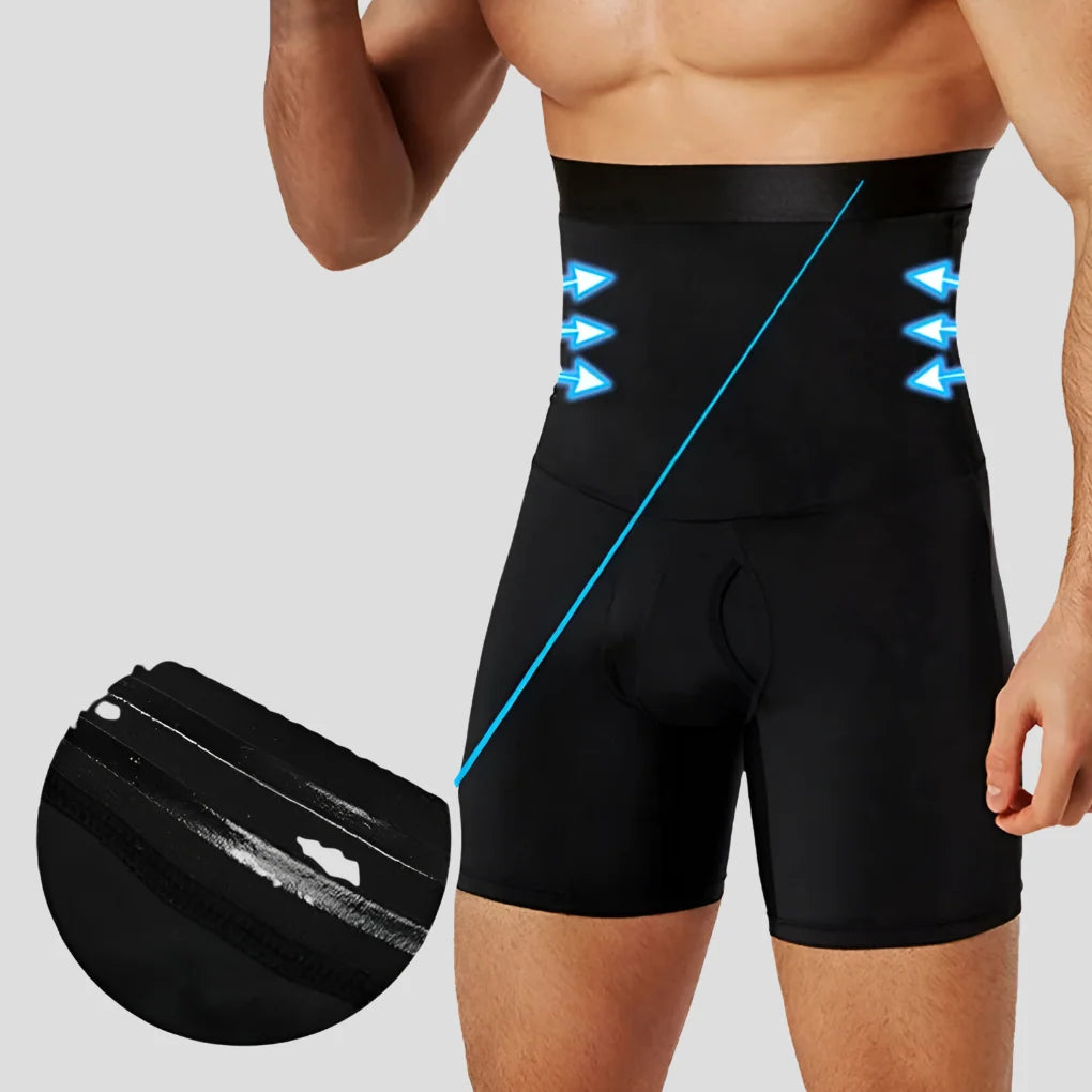 Compression Pants Thigh & Waist Support Breathable Moisture-Wicking
