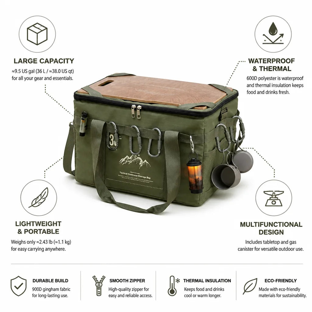 Cooler Bag Insulated Waterproof 36L