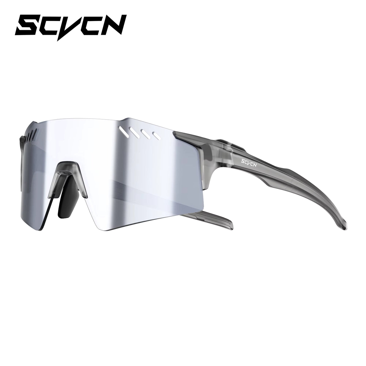 Cycling Glasses Rimless Lightweight Photochromic