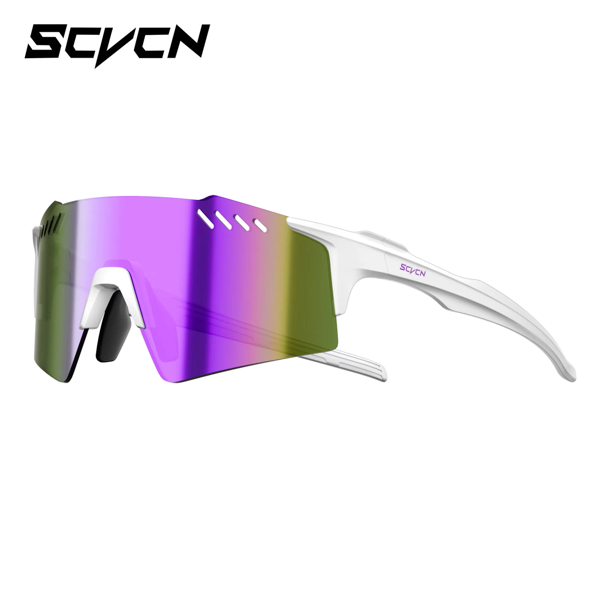 Cycling Glasses Rimless Lightweight Photochromic