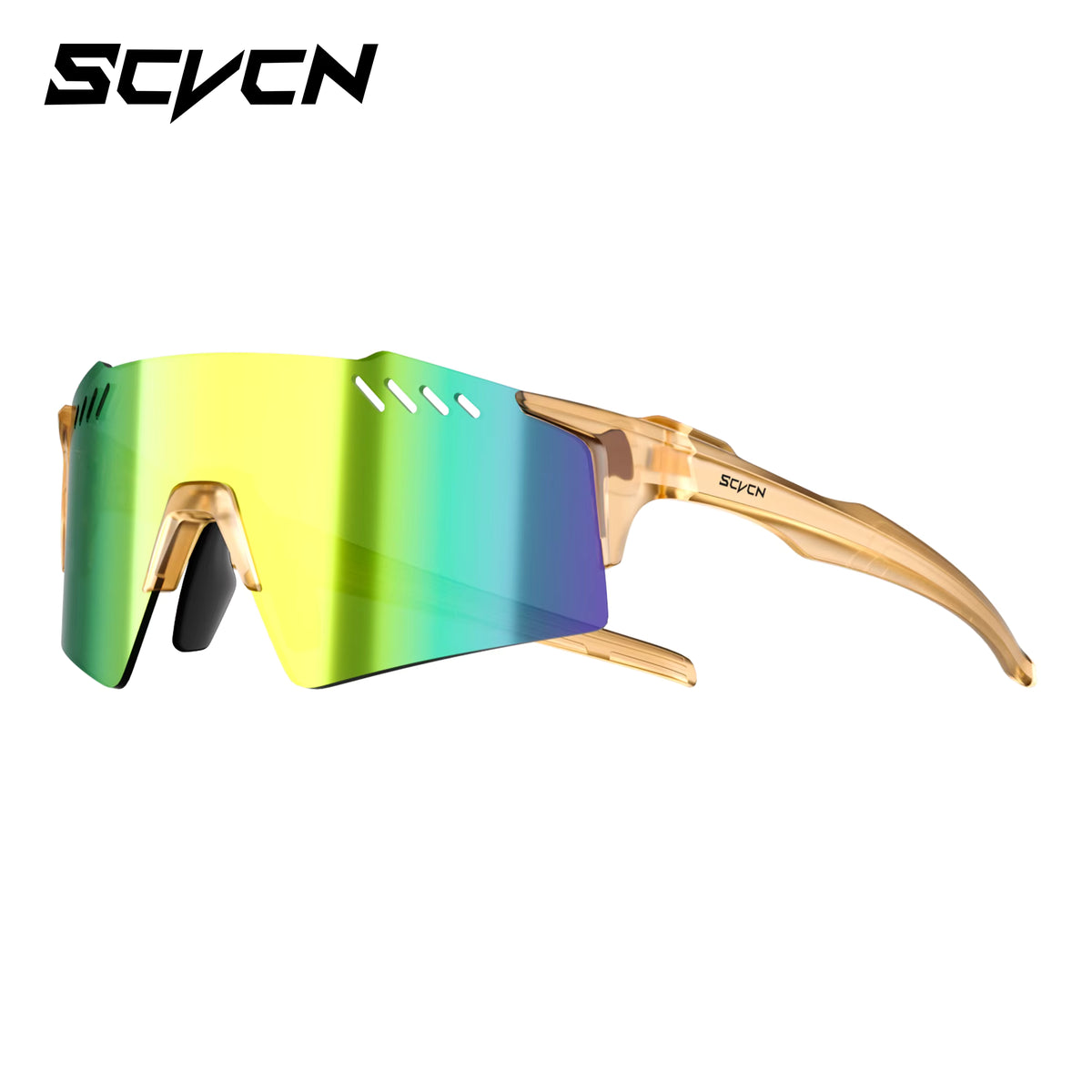 Cycling Glasses Rimless Lightweight Photochromic