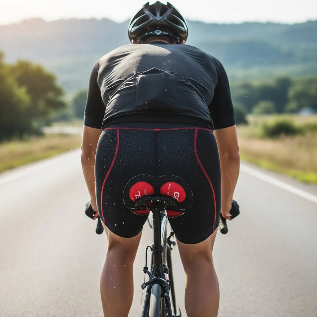 Cycling Shorts Gel-Padded Breathable Moisture-Wicking