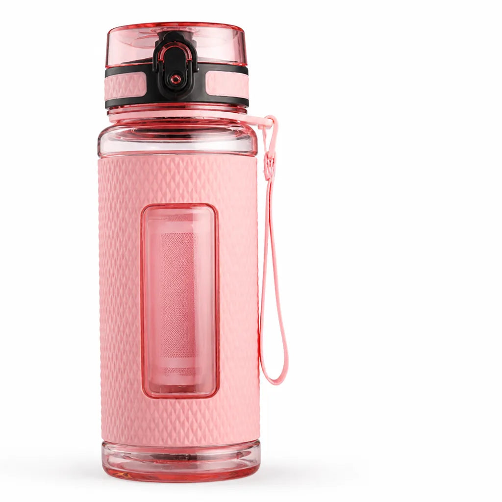 Diamond Prismatic Wide-Mouth Tea Infuser Sports Water Bottle