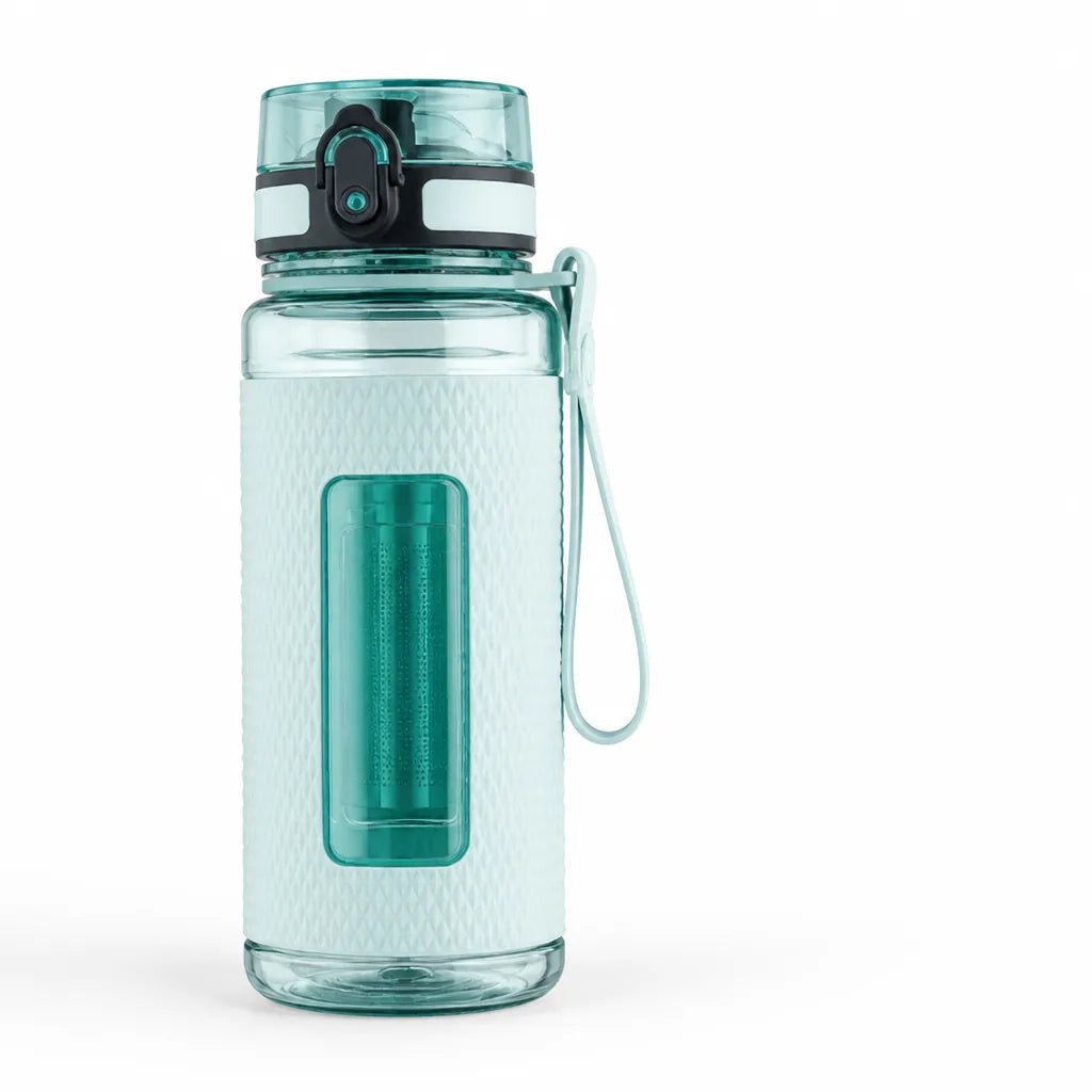 Diamond Prismatic Wide-Mouth Tea Infuser Sports Water Bottle