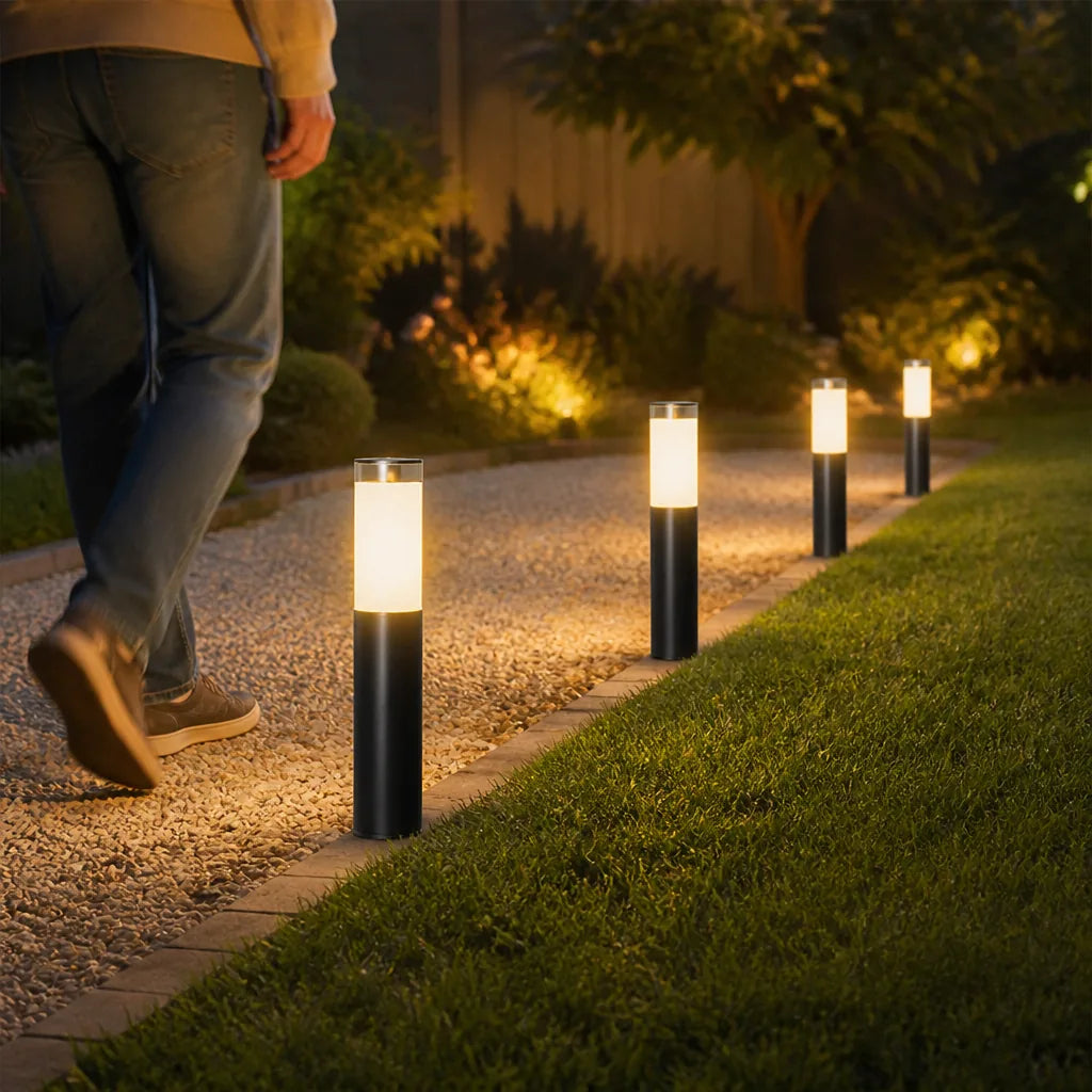 Dusk-to-Dawn LED Waterproof Solar Pathway Light