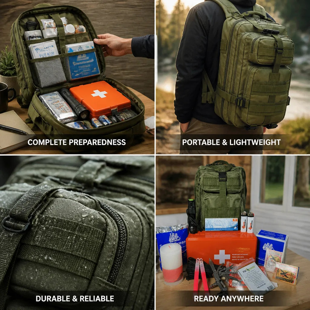 Emergency Backpack 20 L Fully Equipped