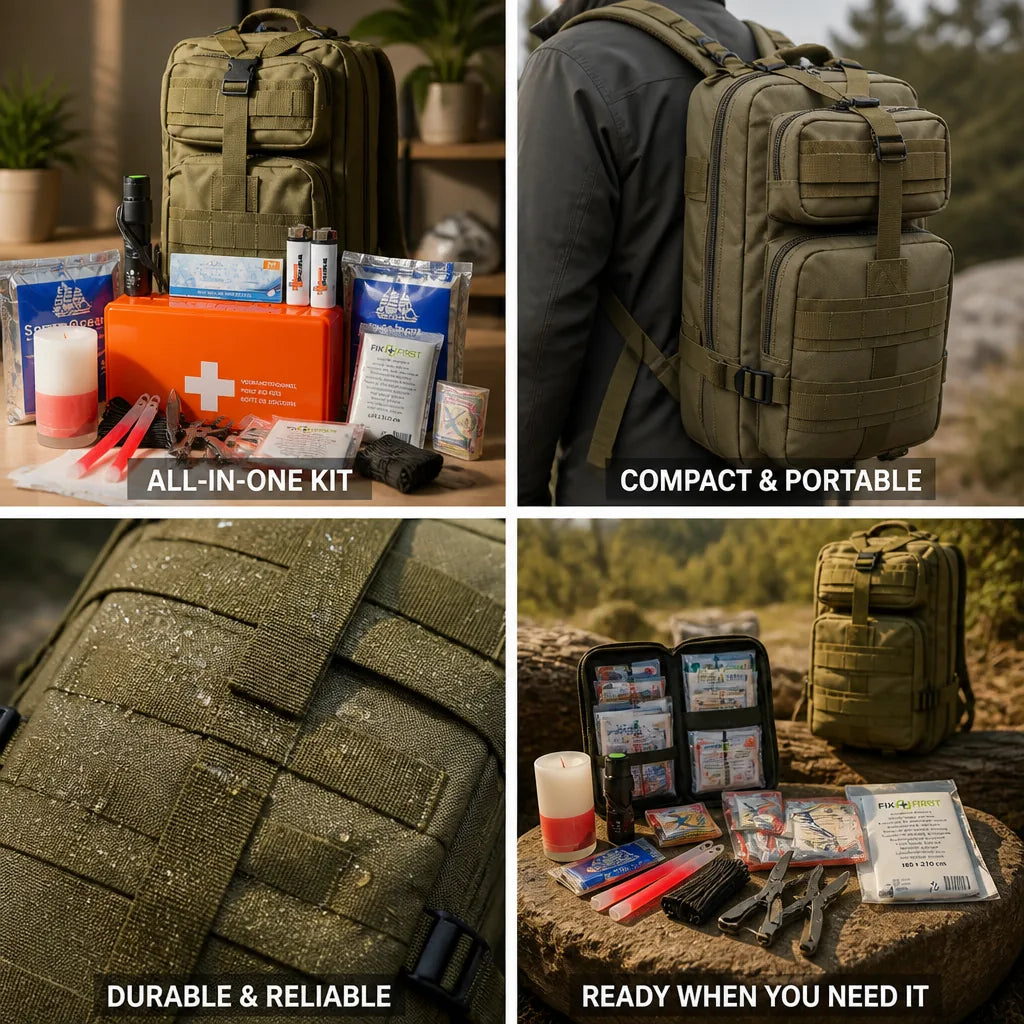 Emergency Backpack 20 L Tactical Fully Equipped