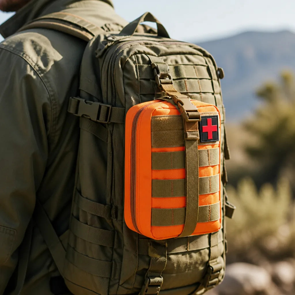 Emergency Kit 24-Piece MOLLE-Compatible Water-Repellent Nylon