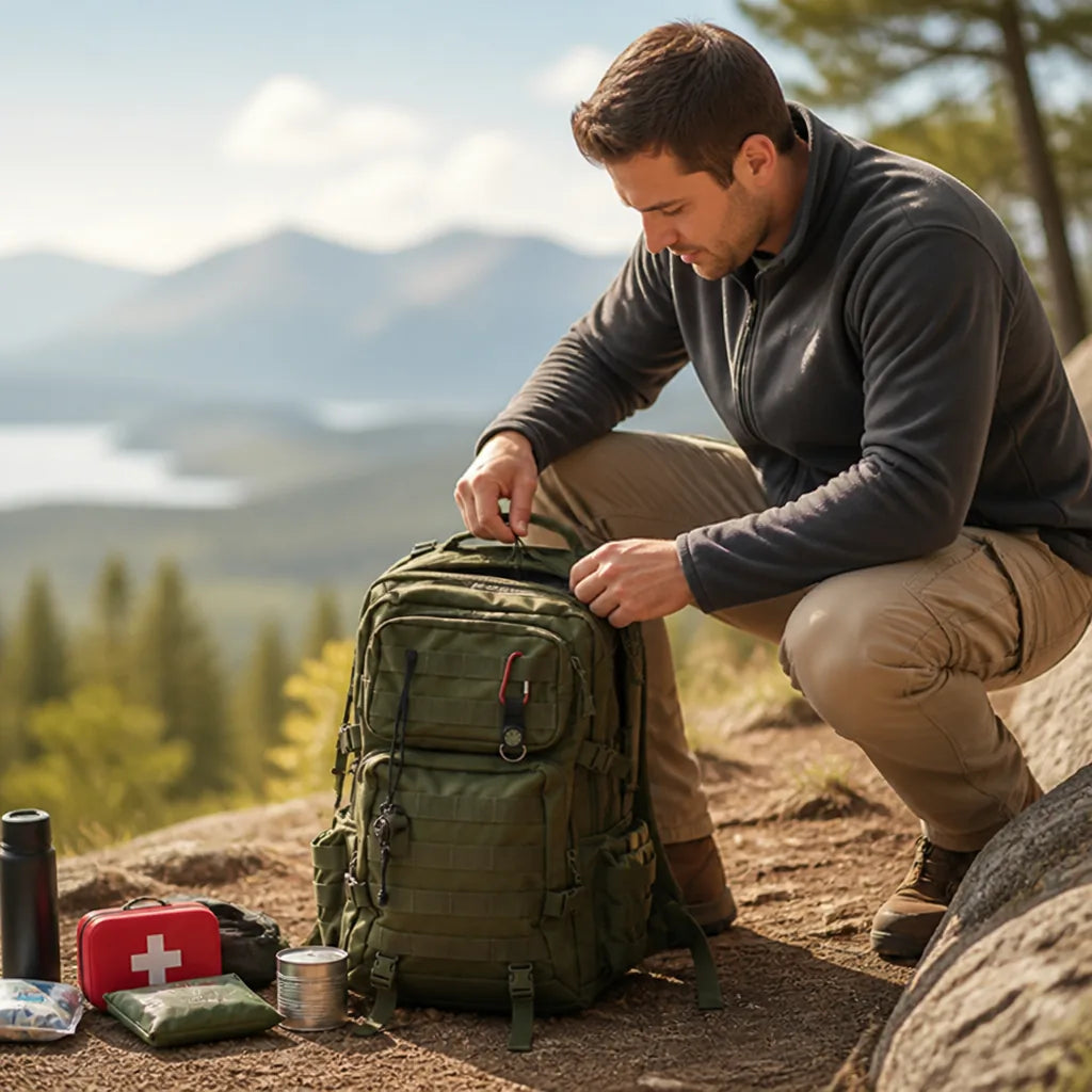 Emergency Kit 72-Hour Pre-Configured Tactical Backpack