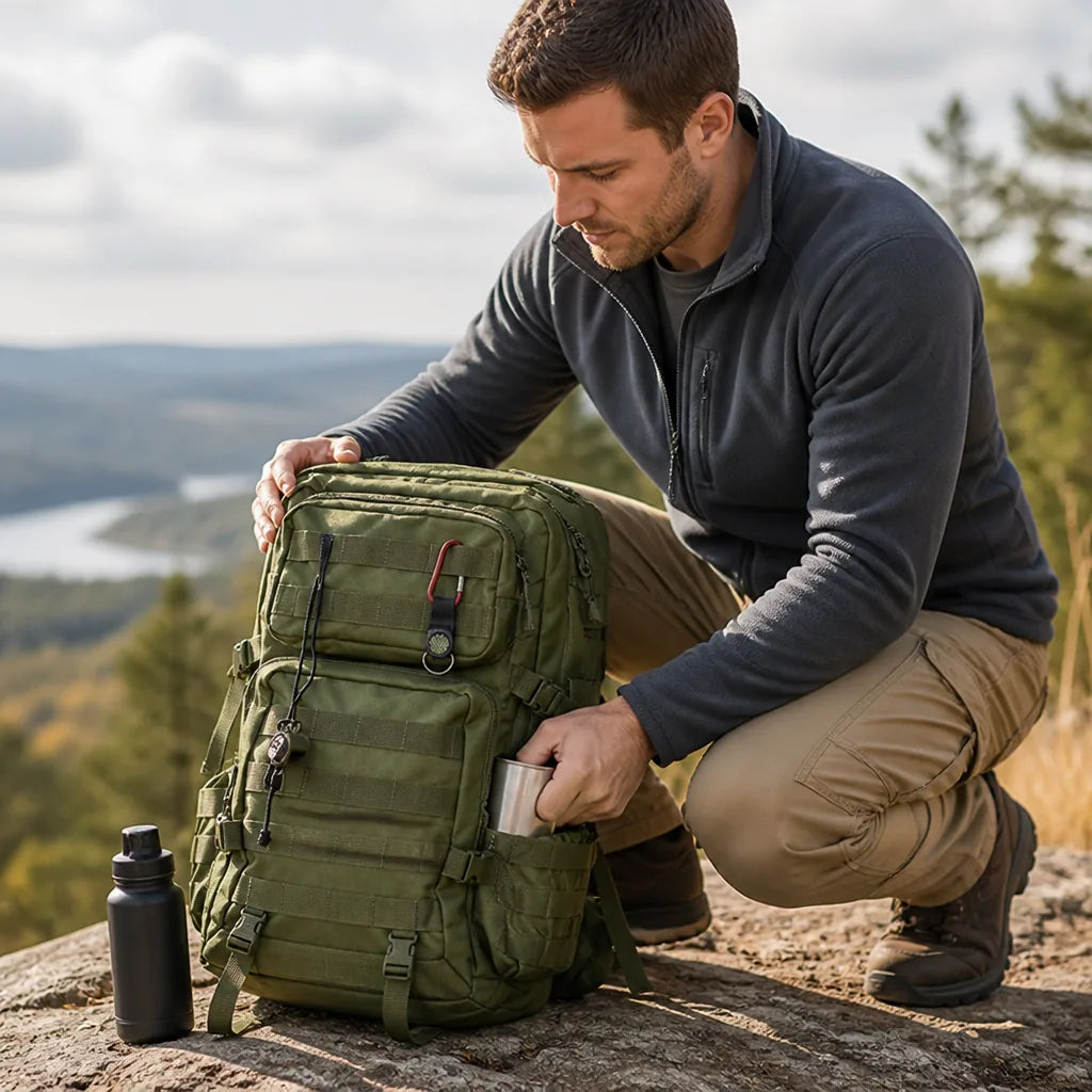 Emergency Kit 72-Hour Preconfigured 45 L Tactical Backpack