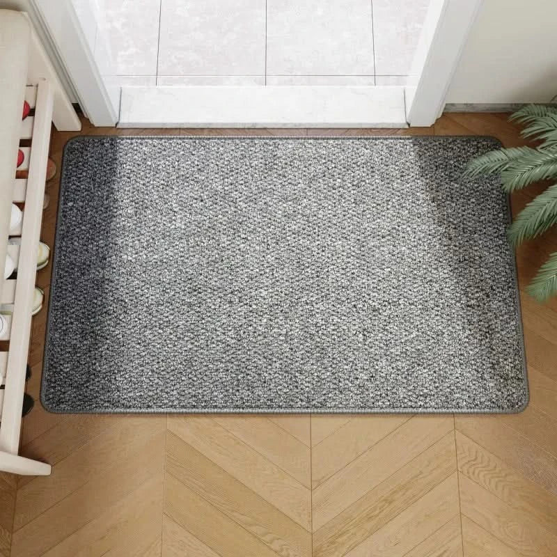 Entrance Rug Faux Jute Non-Slip Backing Indoor & Outdoor